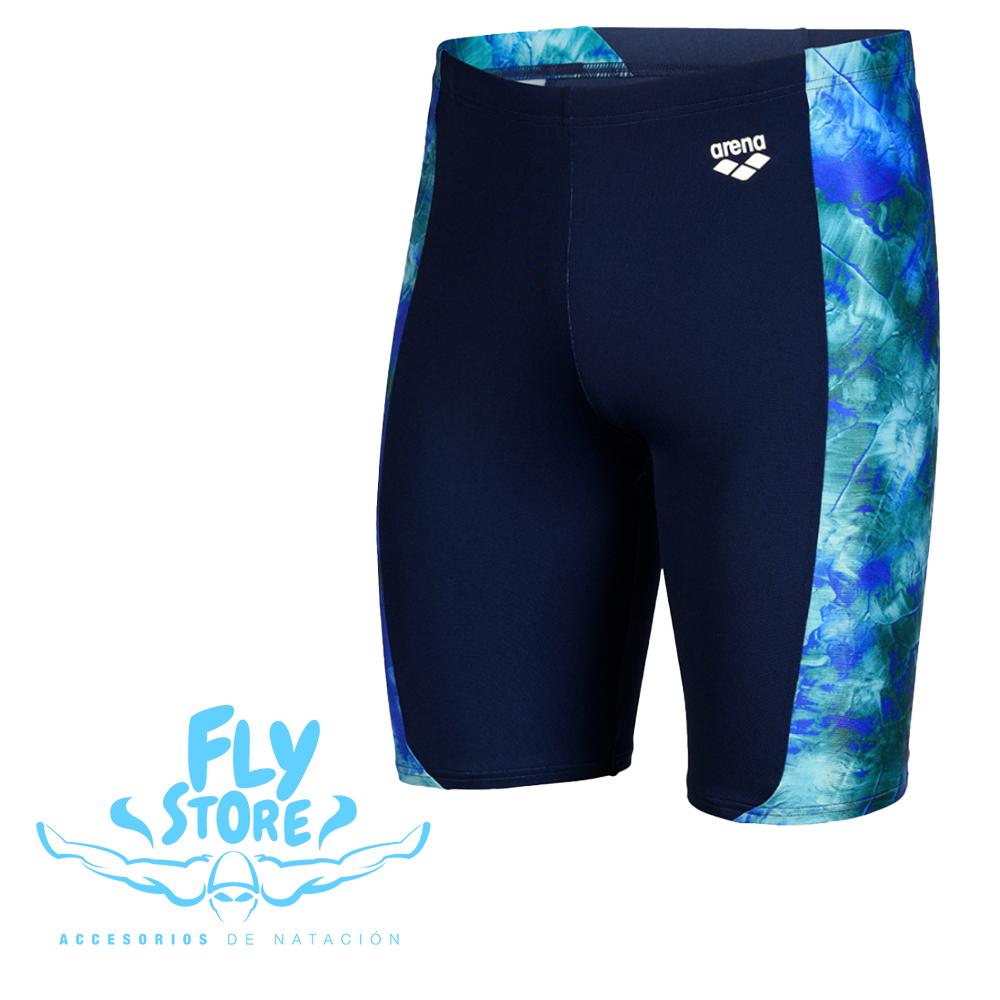 Navy Neon Marbled
